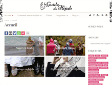 Tablet Screenshot of leguideduhijab.com